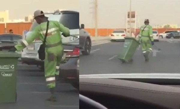 VIDEO: Dancing Nigerian cleaner steals hearts in Abu Dhabi