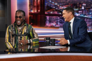 VIDEO: Burna Boy appears on Trevor Noah's The Daily Show, gives electrifying performance