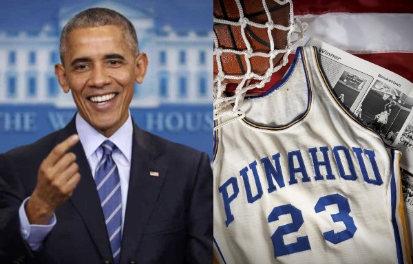 Obama's High School basketball jersey sells for $120,000