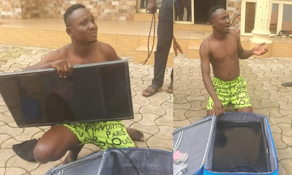 BUSTED: Man nabbed for stealing hotel's plasma TV with a trolley bag