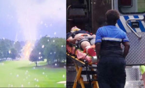 PHOTOS: Multiple people struck and injured by lightning at PGA tour championship in Atlanta