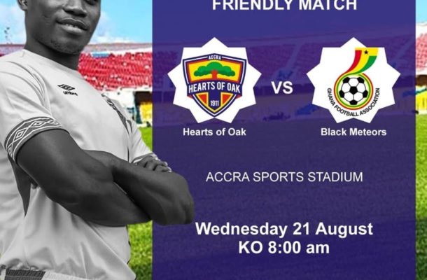 Hearts of Oak to play Ghana U23 team in friendly