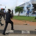 Nigeria's #RevolutionNow protesters teargassed