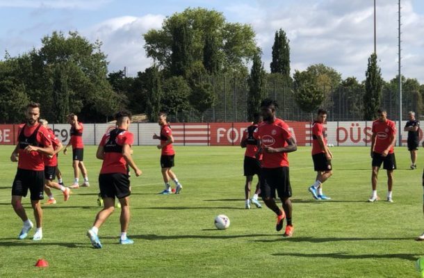 Kassim Nuhu completes first training session with Fortuna Dusseldorf