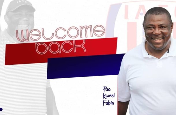 Inter Allies unveil Paa Kwesi Fabin as new head coach