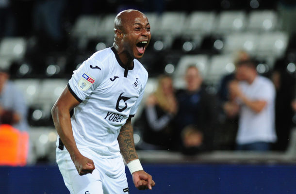 GFA salutes Andre Ayew for Swansea awards