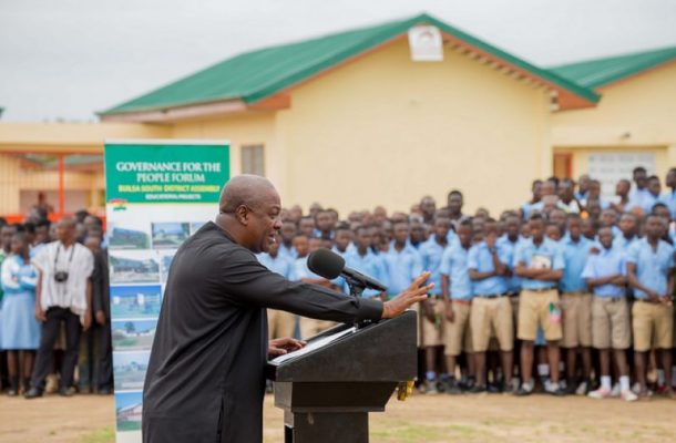Mahama woos voters; vows to complete 200 Day Community SHS next term