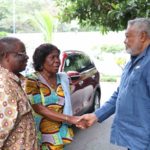 Ex Prez Rawlings gifts Former MP car for her patriotism