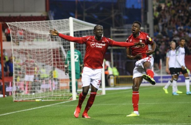 Albert Adoma on target as Forest trash Derby
