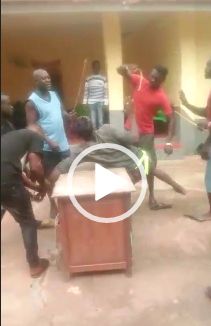 Video of palace guards brutally flogging teenager in Enchi goes viral