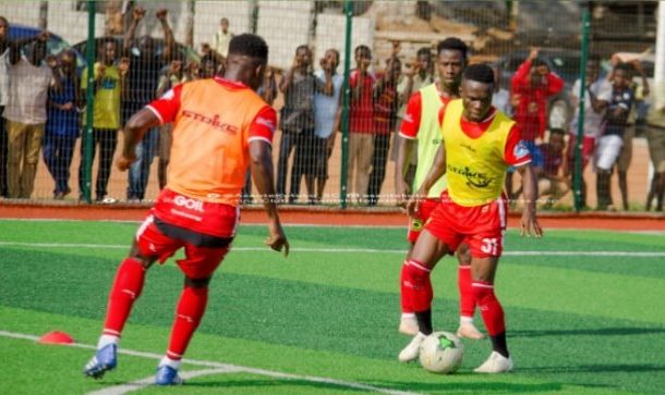 VIDEO: Kotoko train as they attempt to slay Legon Cities Football Club