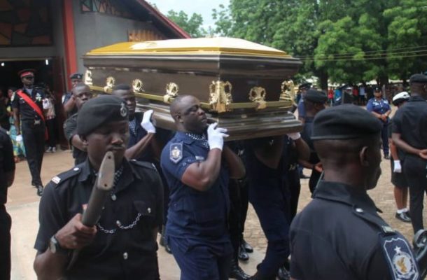 PHOTOS: Tears flow as policewoman shot and killed in Tamale laid to rest