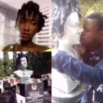 VIDEO: Man caught kissing and fondling Ebony's statue at Osu cemetery