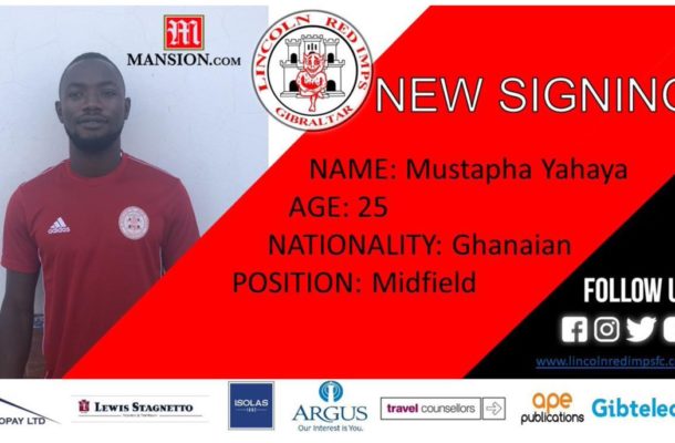 Lincoln Red Imps sign Mustapha Yahaya from Europa FC