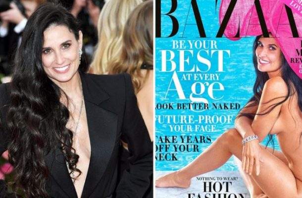 PHOTOS: Demi Moore strips off completely to promote her tell-all book
