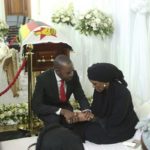 PHOTOS: Grace Mugabe sobs next to husband Robert's coffin