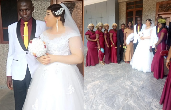 HEARTWARMING PHOTOS: Beautiful lady marries blind man