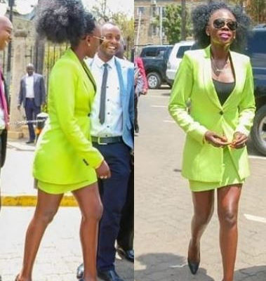 PHOTOS: Singer ordered 'to cover her legs' before addressing parliament after showing up in a mini skirt