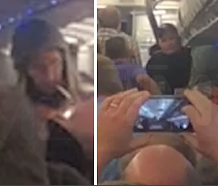 VIDEO: American Airlines jet makes emergency landing after passenger began smoking weed