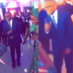 VIDEO: Africa's richest man, Aliko Dangote shows off his dance skills as Teni performs in NY