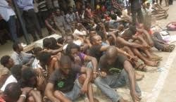 Police arrest 64 criminals in Sunyani