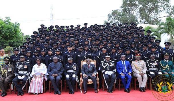 Prez Akufo-Addo presents 568 vehicles to police