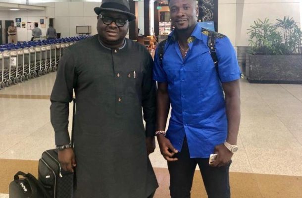 Asamoah Gyan lands in India to start NorthEast United FC career