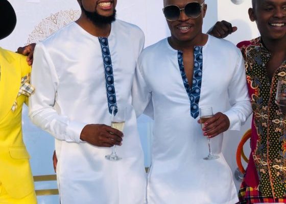 PHOTOS: Gay South African media personalities marry in lavish ceremony