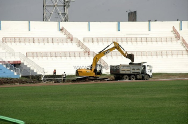 Construction of Nhyinahin Sports Centre nears completion