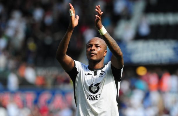 Andre Ayew shortlisted for Swansea Player of the Month