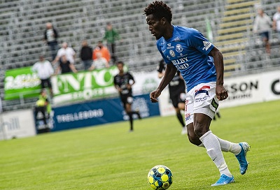 VIDEO:On loan Kotoko striker Abdul Fatawu Safiu scores again for Trelleborgs FF