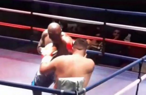 VIDEO: Bukom Banku wins first fight outside Ghana