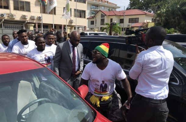 VIDEO: Massive convoy leads George Afriyie to submit Ghana FA Presidential election forms