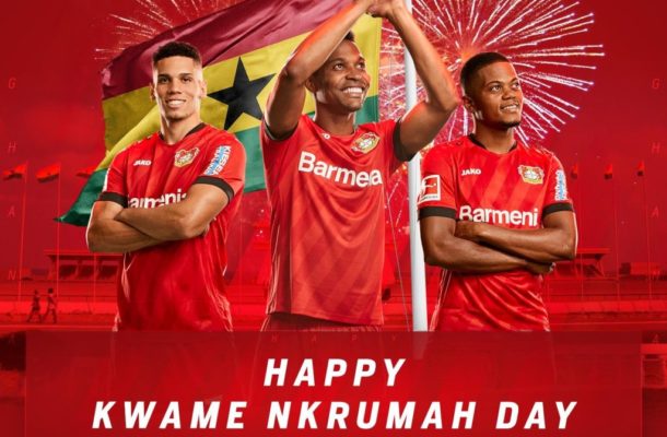 How Ghanaians reacted to Bayern Leverkusen's Nkrumah day message