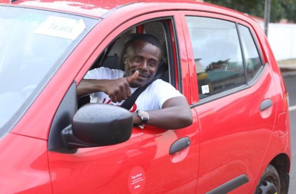 Richard Ako Adjei wins driver of the month on Yango App