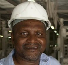 Dangote plans big growth in African cement capacity