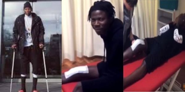 Stonebwoy undergoes a second surgery in his right knee