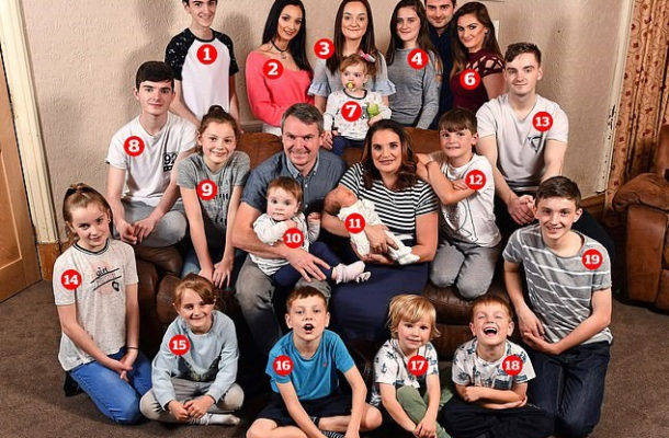 Photos: Britain's biggest family The Radfords expecting baby number twenty-two