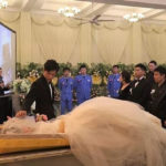 Photos: Heart-broken fiance marries his partner's corpse during her funeral