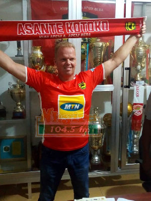 Kjetil Zachariassen is not in Ghana because Kotoko claim they can't guarantee his safety - Agent