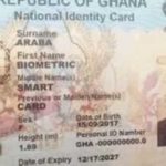 Residents queue at night to get Ghana Card in Salaga