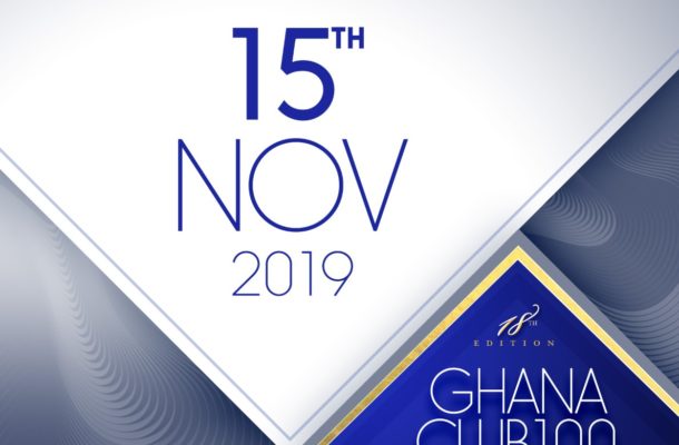 18TH Edition of the GIPC’s Ghana Club 100 Awards slated for November 15, 2019
