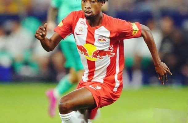 Majeed Ashimeru provides three assists in 12 minute cameo for RB Salzburg