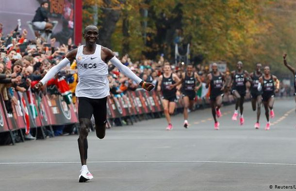 Eliud Kipchoge sets under 2 hours marathon record