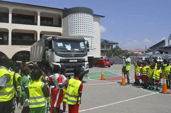 SMT Ghana sensitize school children on road safety