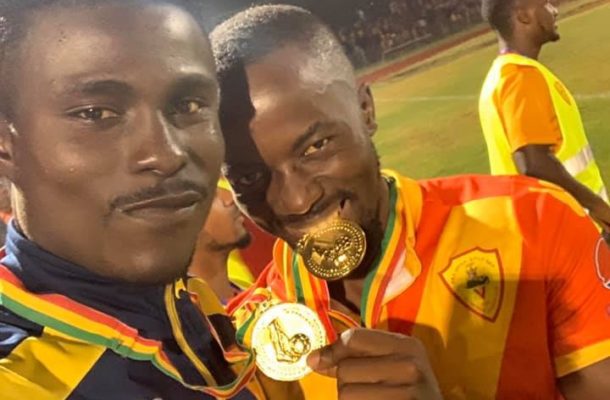 Former Kotoko defender Tuffour Frimpong wins first trophy in Ethiopia