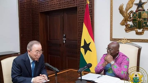 Akufo-Addo making Ghana great – Former UN Secretary-General