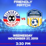 Friendly: Liberty Professionals to host Young Apostles at the Carl Reindorf