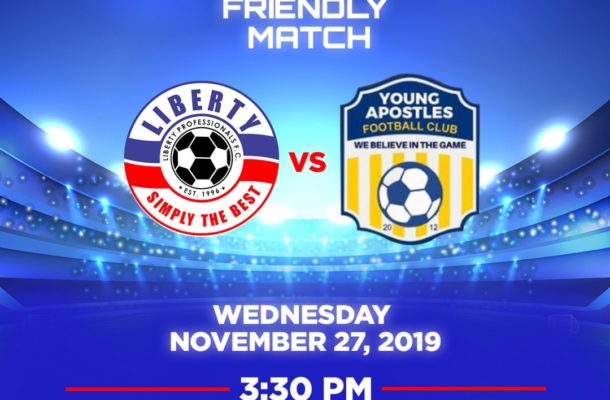 Friendly: Liberty Professionals to host Young Apostles at the Carl Reindorf