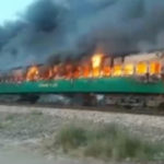 65 dead in Pakistan train fire